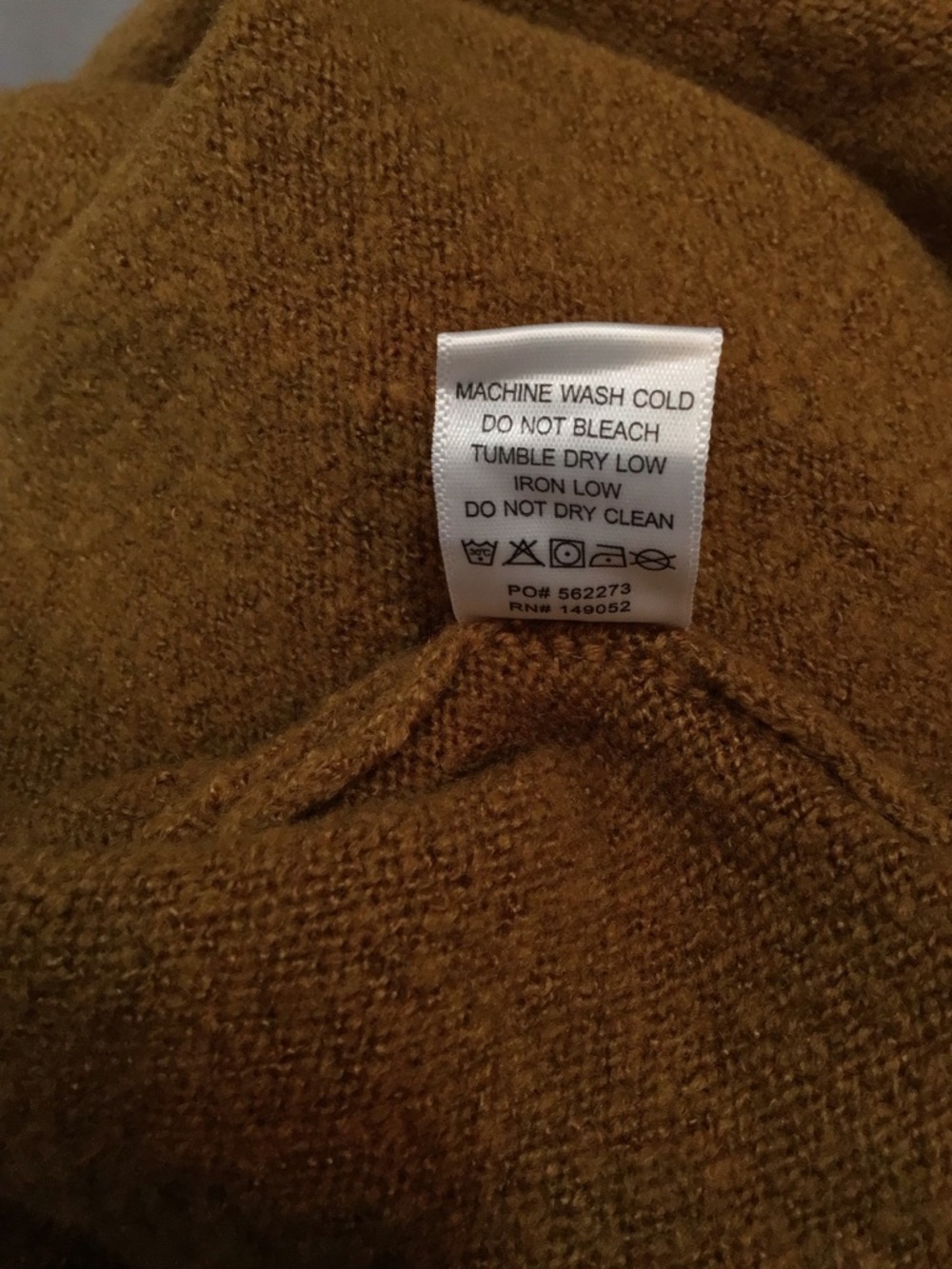 Fashion Nova Women’s Turtleneck Sweater Dress in Camel Brown 1T 217 - Picture 6 of 7